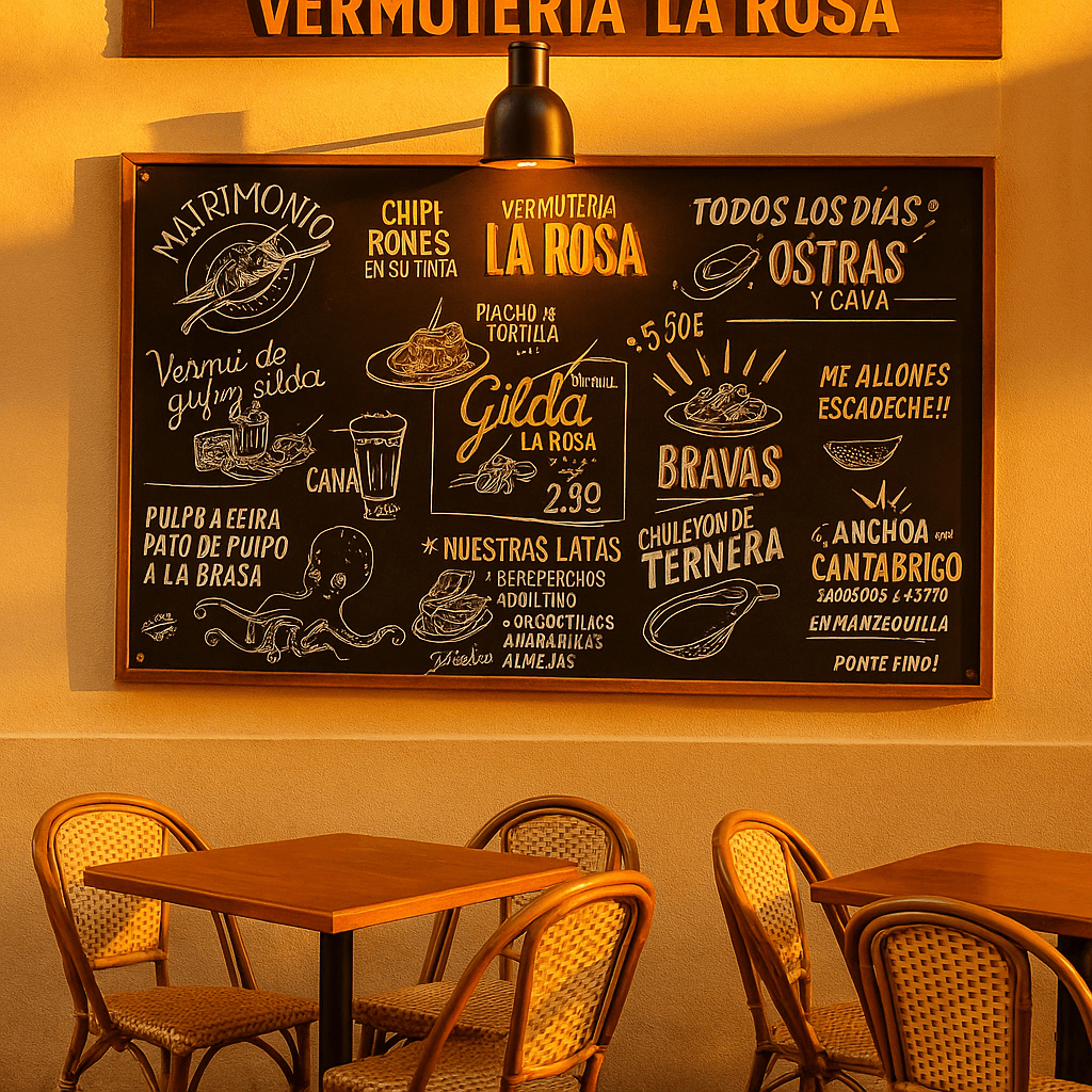 Terrasse in der Altstadtgasse